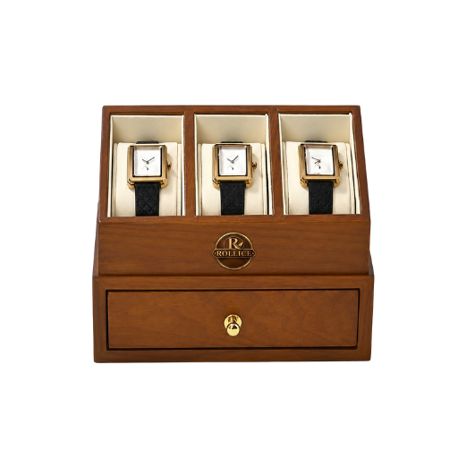 Wooden Watch and Jewellery Storage Box - Image 2