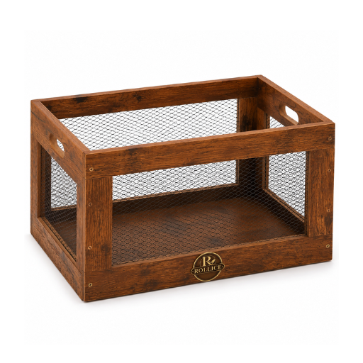 Wooden Multi-Purpose Storage Crate Organizer - Image 3