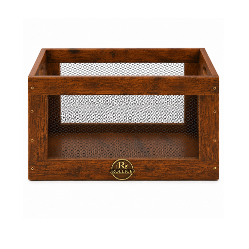 Wooden Multi-Purpose Storage Crate Organizer