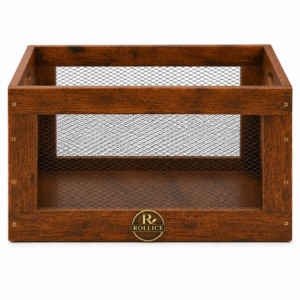 Wooden Multi-Purpose Storage Crate Organizer