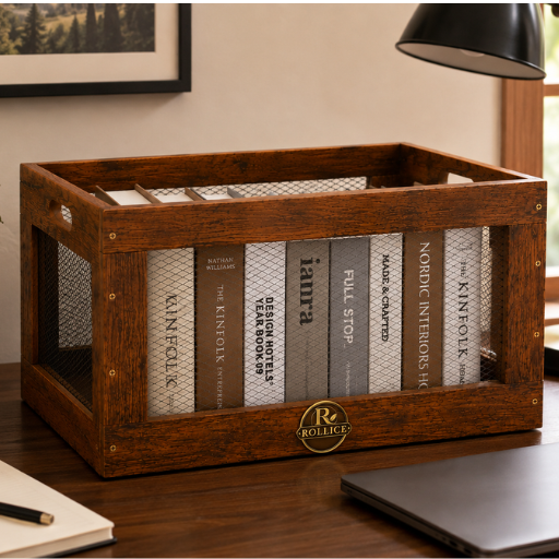 Wooden Multi-Purpose Storage Crate Organizer - Image 4